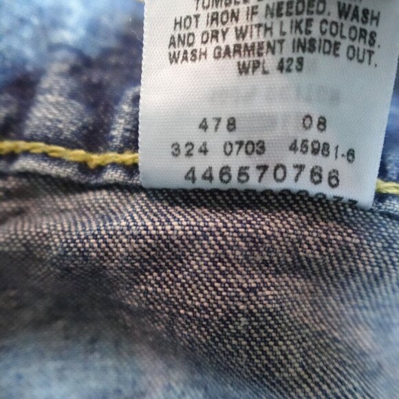 Levi's SIlvertab Carpenter Jeans 38 x 31 Blue Vintage Y2K 2003 Baggy Wide Leg - Picture 13 of 14